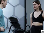 Sucking my clients dick in the gym early morning