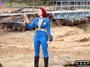 Redhead in Fallout Cosplay Gets Hardcore Pounded
