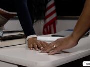 Giving my teacher blowjob to pass my grade