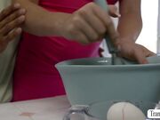 Making cake turns out into a hardcore anal sex