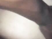Amateur BBW Wife Sucks Big Black Cock POV