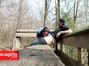 Amateur Couple Public Park Fuck - Almost Caught!
