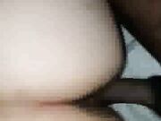 Gorgeous wife rides bbc cock till creampie – homemade tape