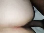 Gorgeous wife rides bbc cock till creampie – homemade tape